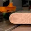 Félkörmaró (rádiuszmaró) asztali marókés, R15mm, 125x30x30mm, Z4, keményfém (HM), konkáv