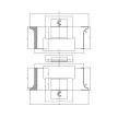Állítható rádiuszmaró asztali marókés, R12,5mm, 150x50-100x40mm, Z3, keményfém (HM), forrasztott lapkás