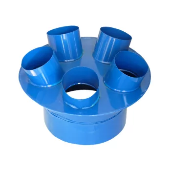   Y elágazó elszívóhoz és flexibilis csövekhez 300mm/5x120mm