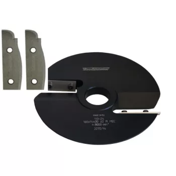 Plattoló marófej R (jobbos, felső)-HSS késekkel no.3R